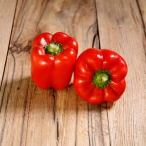 organic red peppers -  500g